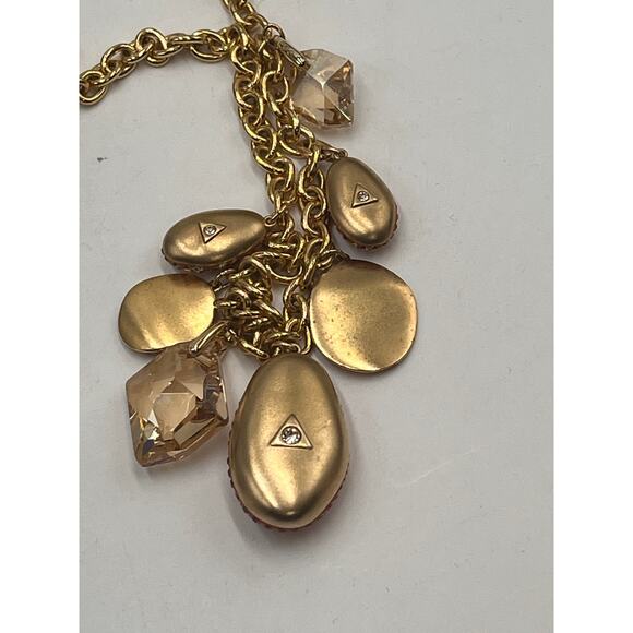 Swarovski Swan The Elements Fire Element Fall Multicolored Mixed Metal Necklace - Picture 8 of 9